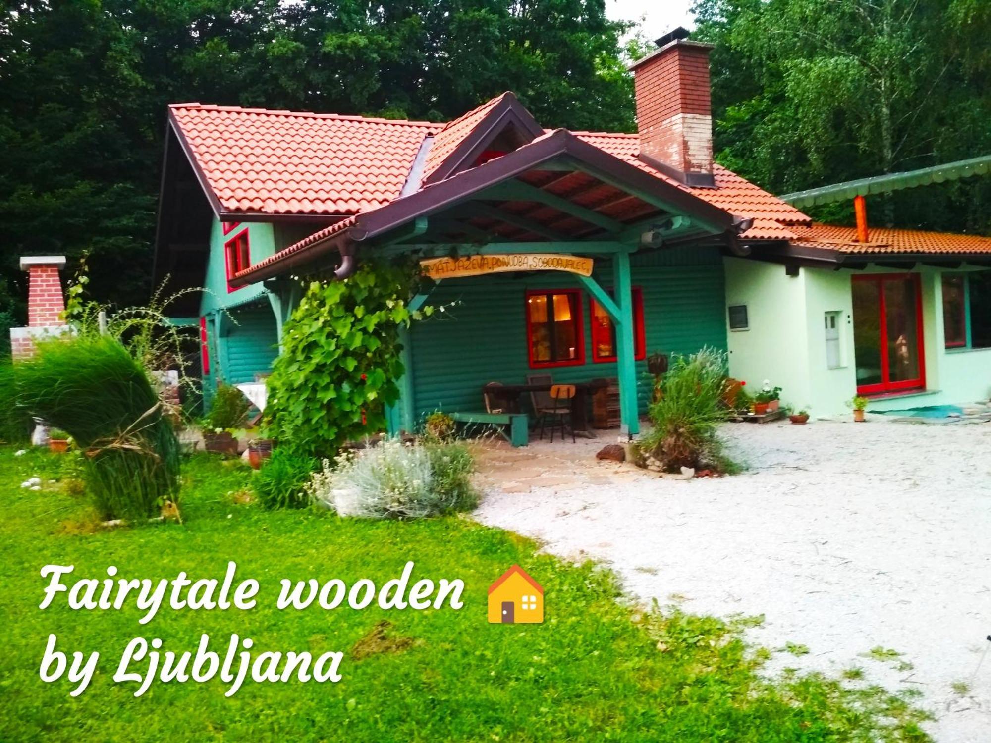 Fairytale Wooden House By Ljubljana Grosuplje Exterior foto