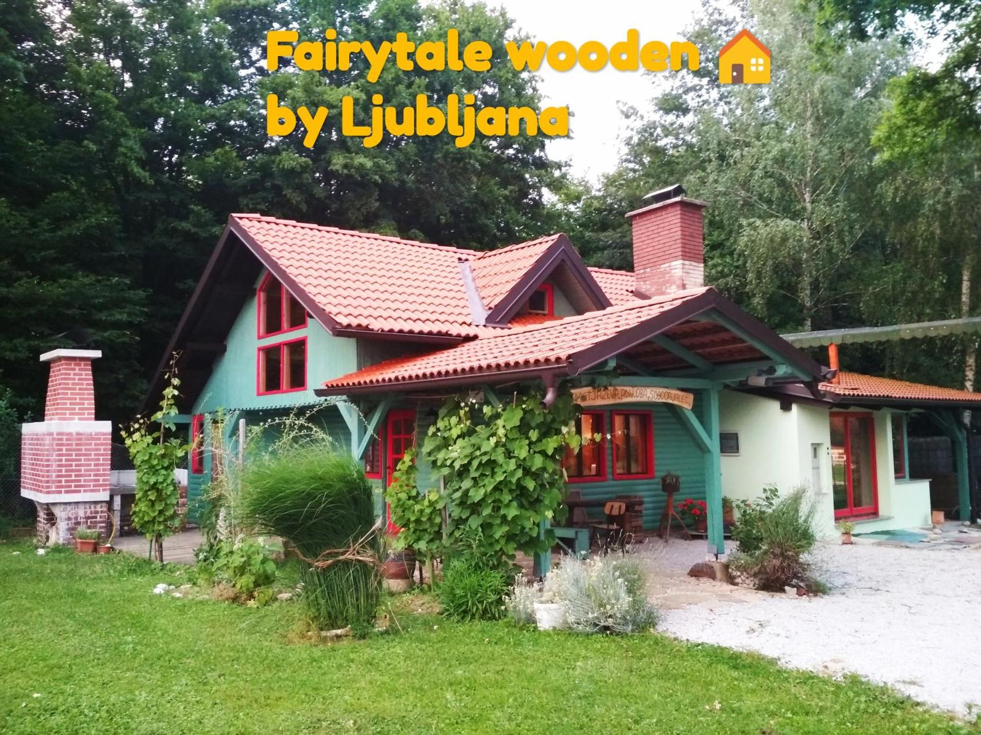 Fairytale Wooden House By Ljubljana Grosuplje Exterior foto