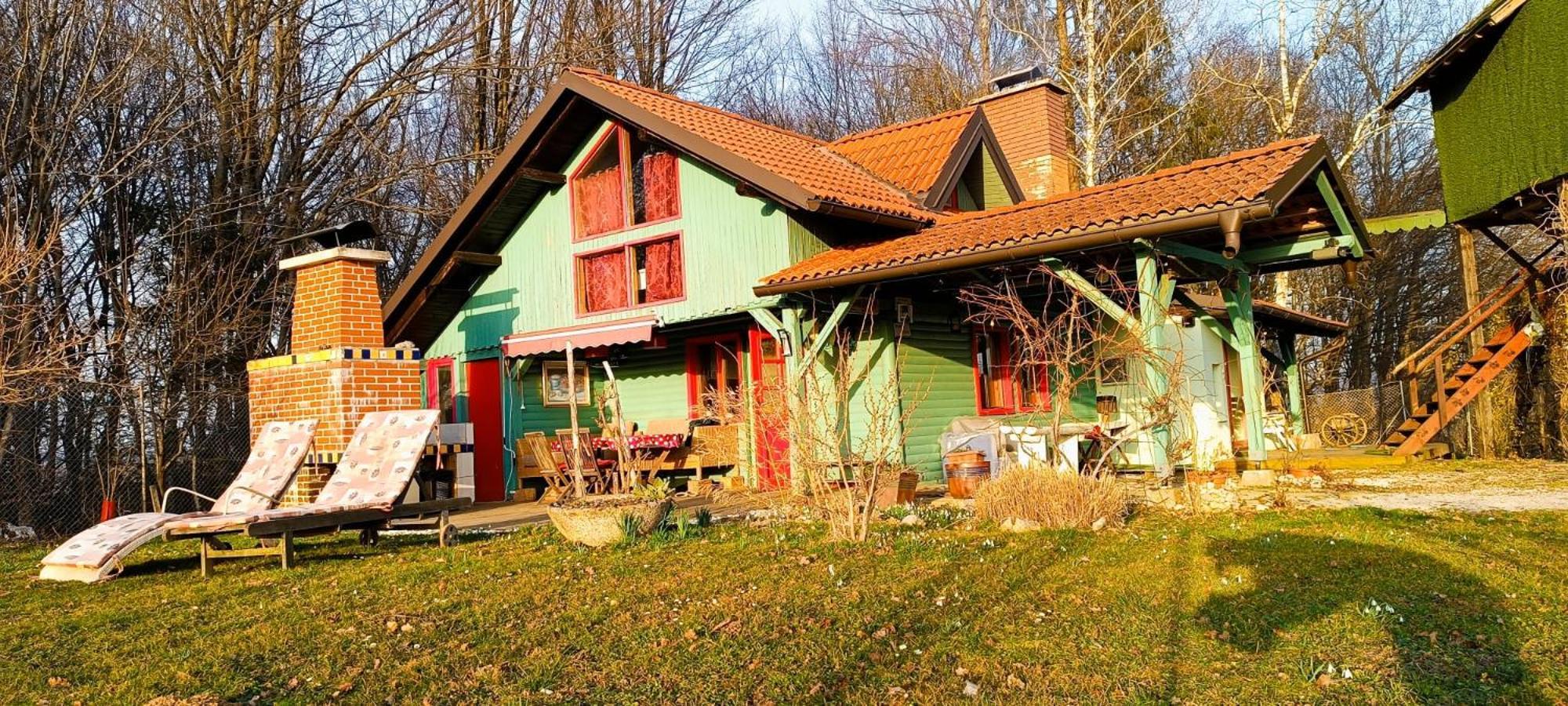 Fairytale Wooden House By Ljubljana Grosuplje Exterior foto
